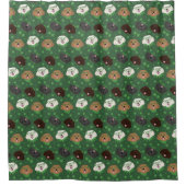 Happy St Patricks Day Maltipoo Honden Douchegordijn (Voorkant)