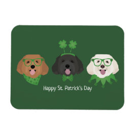 Happy St Patricks Day Maltipoo Honden Magneet