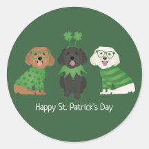 Happy St Patricks Day Maltipoo Honden