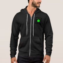 Happy St. Patrick's Day Mannen Full-Zip Hoodie