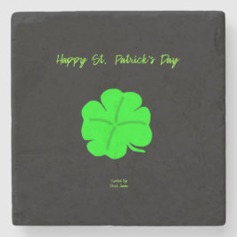 Happy St. Patrick's Day Marble Stone Onderzetter