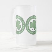 Happy St. Patricks Day Matglas Bierpul (Voorkant links)