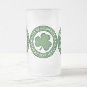 Happy St. Patricks Day Matglas Bierpul (Center)