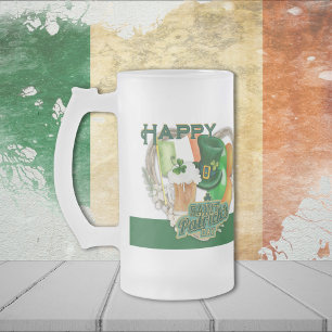 Happy St. Patrick's Day Matglas Bierpul