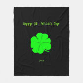 Happy St. Patrick's Day Medium Fleece Deken (Voorkant)