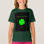 Happy St. Patrick's Day Meisjes Deep Forest T Shir T-shirt (Voorkant)