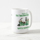 Happy St. Patrick's Day :Mijn twee favoriete dinge Koffiemok (Voorkant rechts)