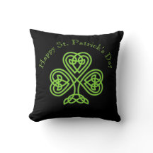 Happy St. Patrick's Day Modern Celtic Shamrock