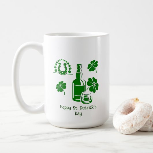 Happy St. Patrick's Day Mok (Met donut)