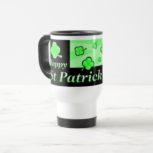 Happy St. Patrick's Day Mok (Voorkant links)