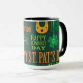 Happy St. Patrick's Day Mok (Voorkant rechts)