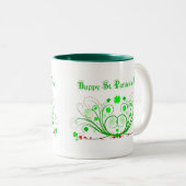 Happy St. Patricks Day Mok - Celtic Scrolls (Voorkant rechts)