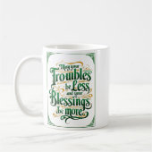 Happy St. Patrick's Day Motivational Quote Apparel Koffiemok (Links)