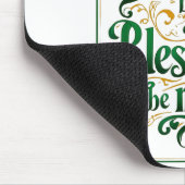 Happy St. Patrick's Day Motivational Quote Apparel Muismat (Hoek)