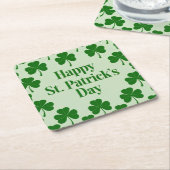 Happy St. Patrick's Day Onderzetter Set (Schuin)