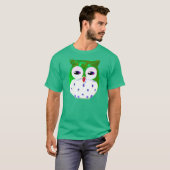 Happy St. Patrick's Day Owl T-shirt (Voorkant volledig)