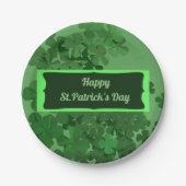 Happy St.Patrick's Day Paper-Bord Papieren Bordje (Voorkant)
