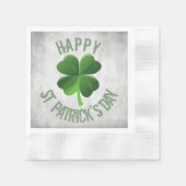 Happy St. Patrick's Day Paper Napkins Servet (Voorkant)