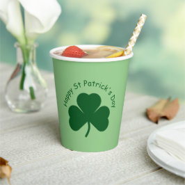 Happy St Patrick's Day Papieren Bekers