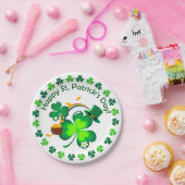 Happy St. Patrick's Day Papieren Bordje (Feest)