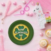 Happy St. Patrick's Day Papieren Bordje (Feest)