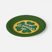 Happy St. Patrick's Day Papieren Bordje (Gekanteld)