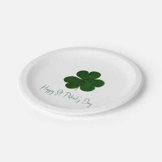 Happy St. Patrick's Day Papieren Bordje (Gekanteld)