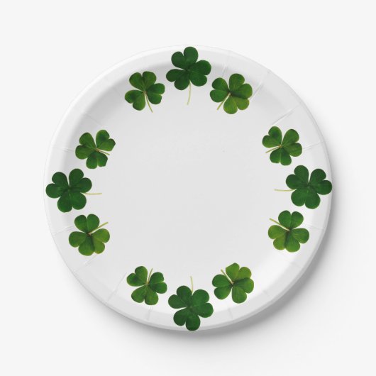 Happy St. Patrick's Day Papieren Bordje (Voorkant)