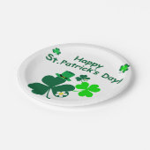 Happy St. Patrick's Day Papieren Bordje (Gekanteld)
