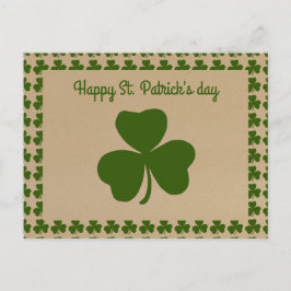 Happy St. Patrick's day - Patron Saint of Ireland Briefkaart