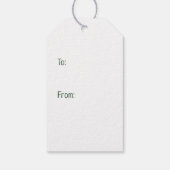 Happy St Patricks Day Pembroke Welsh Corgi Dogs Cadeaulabel (Achterkant)