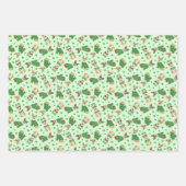 Happy St Patricks Day Pembroke Welsh Corgi Dogs Inpakpapier Vel (Voorkant 2)