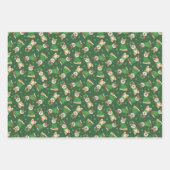 Happy St Patricks Day Pembroke Welsh Corgi Dogs Inpakpapier Vel (Voorkant)