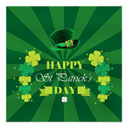 Happy St. Patrick's Day Perfect Poster (Voorkant)