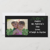 Happy St. Patrick's Day Photo Card (Voorkant)