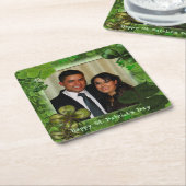 Happy St. Patrick's Day Photo Kartonnen Onderzetters (Schuin)