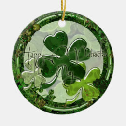 Happy St. Patrick's Day Photo Keramisch Ornament
