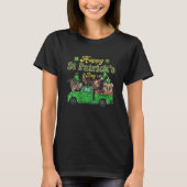 Happy St Patrick's Day Pig Heifer Chicken Animals T-shirt (Voorkant)