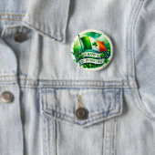 Happy St. Patrick's Day Pin Ronde Button 5,7 Cm (In situ)