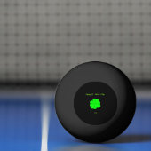 Happy St. Patrick's Day Ping Pong Ball (Net)