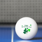 Happy St. Patrick's Day Pingpongbal (Net)