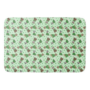 Happy St Patricks Day Pit Bull Dogs Badmat