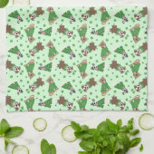 Happy St Patricks Day Pit Bull Dogs Theedoek (Gevouwen)