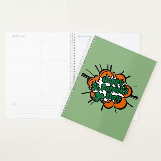 Happy St. Patrick's Day Planner (Display)