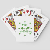 Happy St Patrick's Day Pokerkaarten (Achterkant)