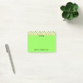Happy St. Patrick's Day Polka Dots Post-it® Notes (Kantoor)