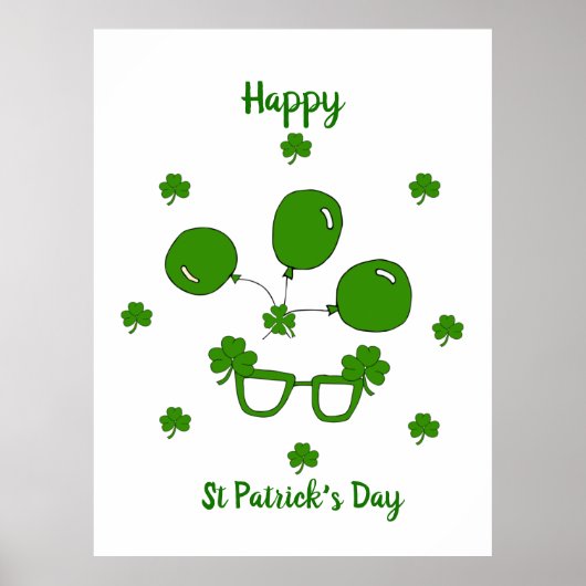 Happy St Patrick's Day Poster (Voorkant)