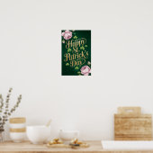 Happy St. Patrick's Day Poster (Keuken)