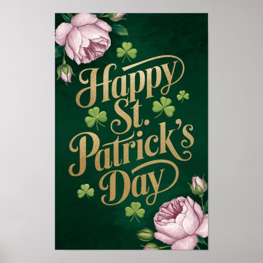 Happy St. Patrick's Day Poster (Voorkant)