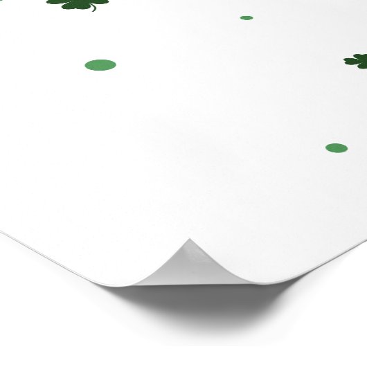 Happy St. Patrick's Day Poster 24x24